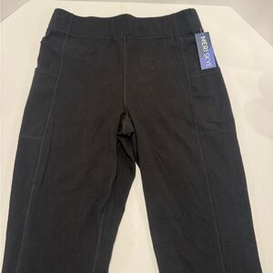 NWT Meri Skye Black High Waist Leggings Women’s 1X Pocket Athletic Yoga Pants